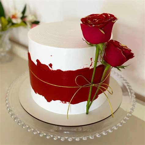 Bolo De Flores Rosas