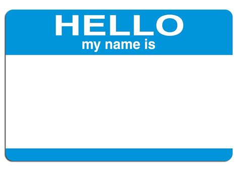 Hello My Name Is Free Photo Download Freeimages