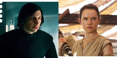 Kylo Ren Rey Connection Star Wars Adam Driver Hints At The Connection