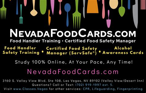 Learn more about food handlers already have an account? Nevada Food Cards | Food Handler Training & Food Safety ...