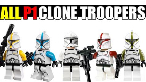 Every Lego Phase 1 Clone Trooper Ever Clone Trooper Review Youtube