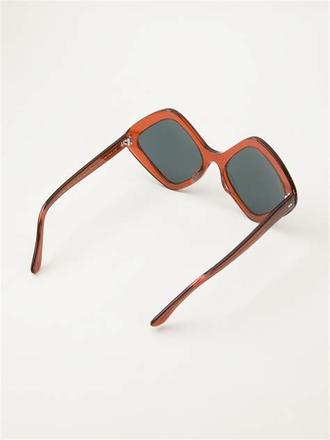 Shop Cutler And Gross Diamond Shaped Sunglasses From Farfetch Diamond Shapes Sunglasses Diamond