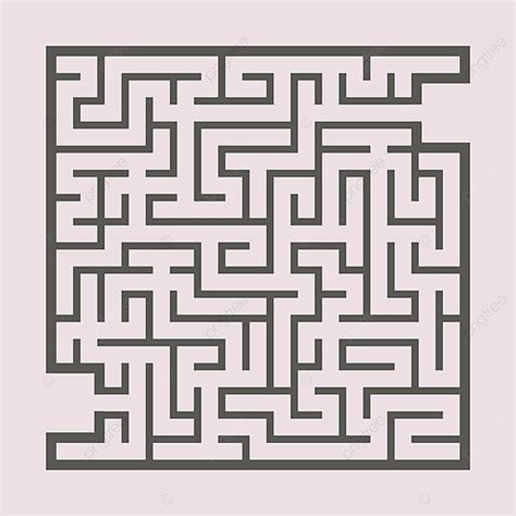 Square Maze Vector Art Png Abstract Square Maze Vector Background