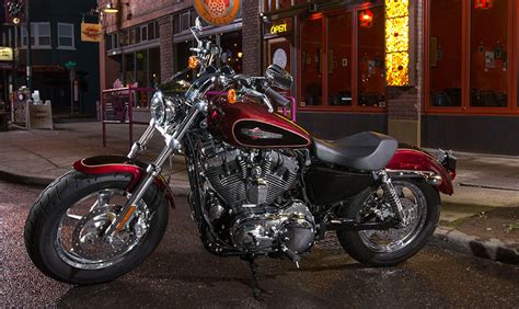 You enjoy a relaxed cruising position with the ability to lean forward and into the turns when you're feeling a little saucy. This Is the 2015 Harley-Davidson Sportster 1200 Custom ...