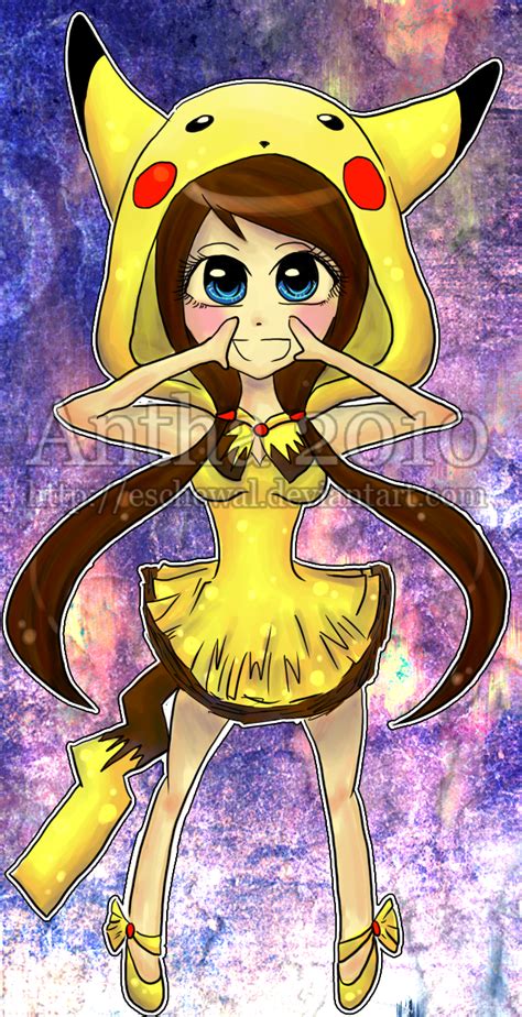 Pikachu Girl By Eschewal On Deviantart