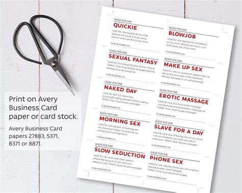 kinky edition submissive coupon book printable instant download kinky ink press