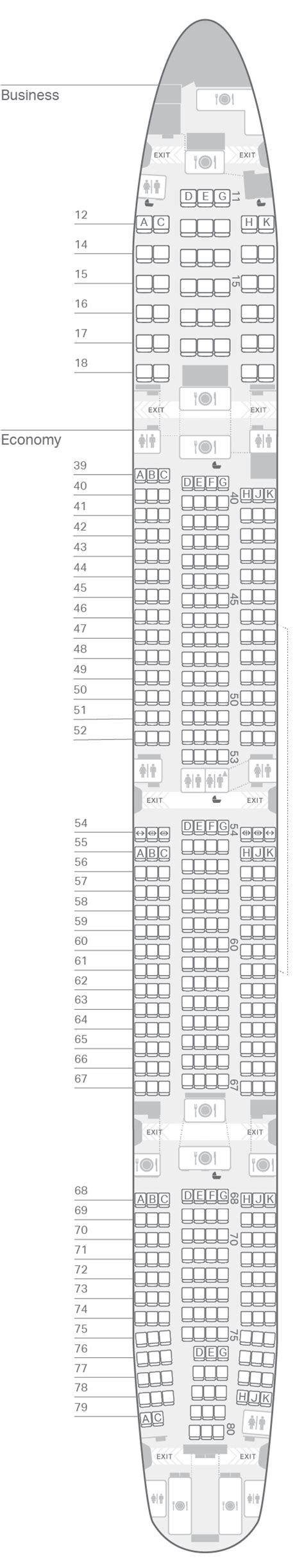 Cathay Pacific Aircraft 77w Seat Map