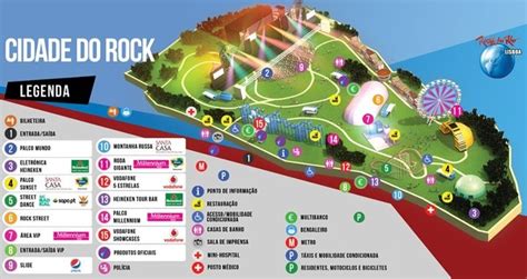 Mapa Rock In Rio 2018 Mapa