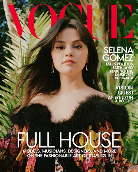 Selena Gomezs ‘vogue Cover See Photos From Home Interview