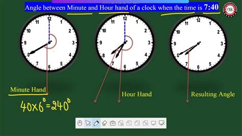 Time Telling Hack How To Find The Angle Between Clock Hands Youtube