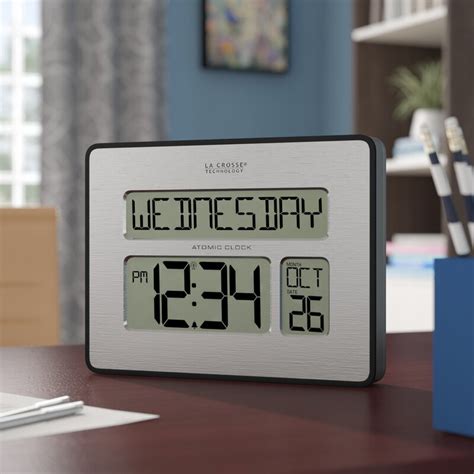 Latitude Run® Full Calendar Wall Clock And Reviews Wayfair