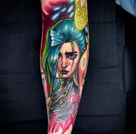 Arlia Tattoo On Instagram “jinx Whose Else Has Watched Arcane Such A Great Show 😄