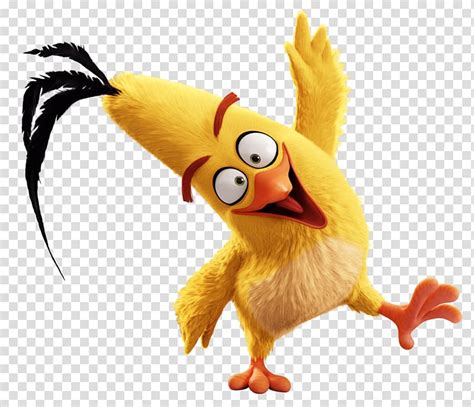 Yellow Angry Bird Character Illustration Angry Birds Chuck Transparent