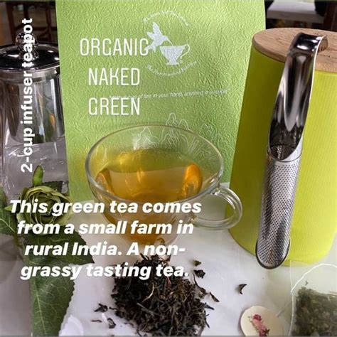 Organic Naked Green Hummingbird Tea Room