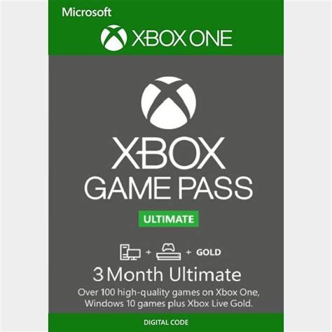 3 Month Xbox Game Pass Ultimate Xbox One Win 10 Pc Xbox Live Gold