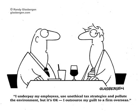 Business Ethics Glasbergen Cartoon Service