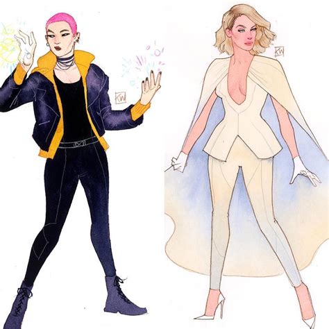 Kevin Wada On Instagram Jubilee And Emma Frost Redesigns Flamecon Hot