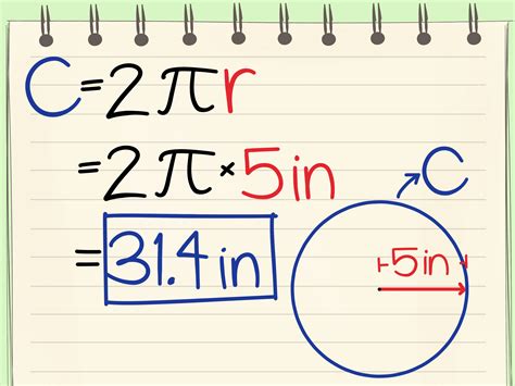 2 Formulas To Calculate The Circumference Of A Circle Wikihow