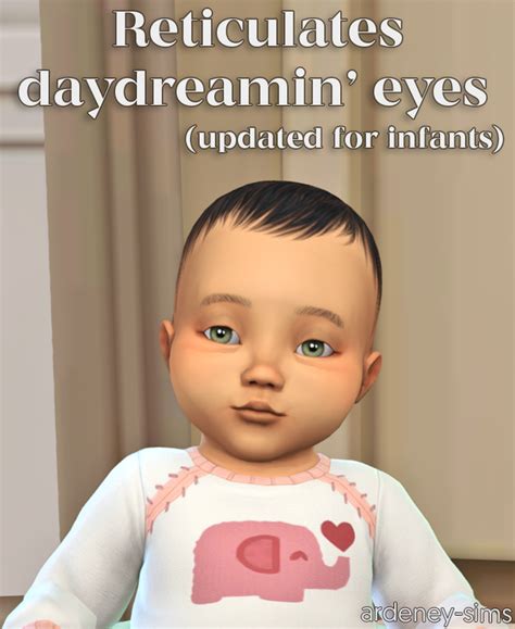 reticulates daydreamin eyes updated for infants patch patreon in 2023 sims 4 cc eyes