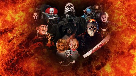 Download Classic Horror Icons Wallpaper