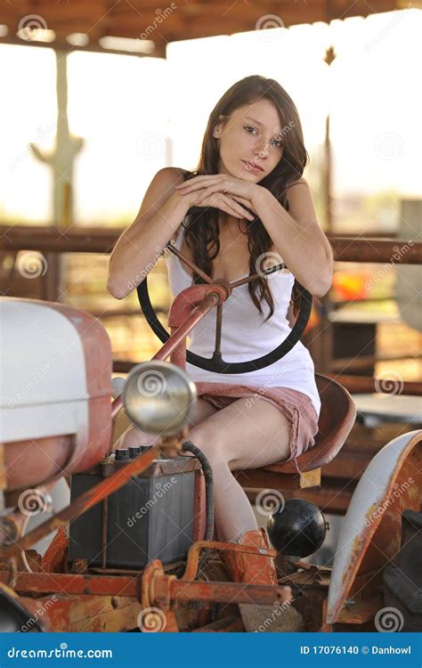 Hot Country Girls On Tractors