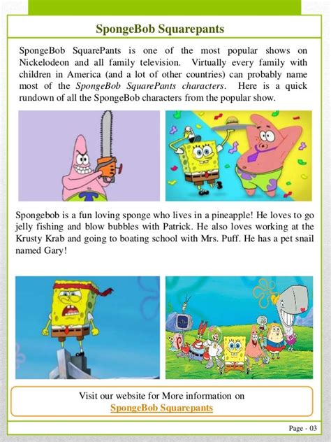 Spongebob Squarepants Character Names