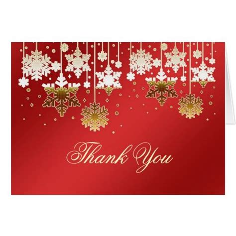 Writing out wedding thank you cards and getting that wedding thank you wording down to where it flows magically out of your pen can actually be easier and more fun than you imagine, simply by following some simple tips. Snowflakes on red Christmas Wedding Thank You Note | Zazzle.com | Bridal shower invitations ...