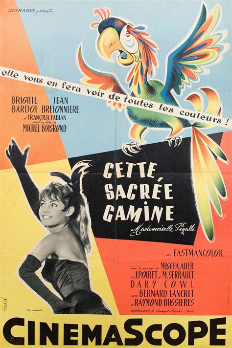 cette sacree gamine 1954 french moyenne poster posteritati movie poster gallery