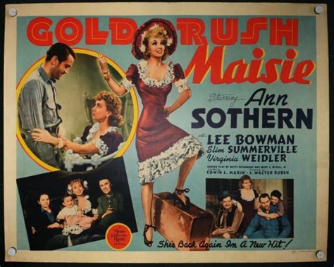 Gold Rush Maisie Ann Sothern Hs Poster Hs10 Ebay