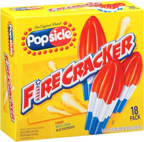 Popsicle Firecracker Ice Pops 18 16 Fl Oz Hy Vee Aisles Online
