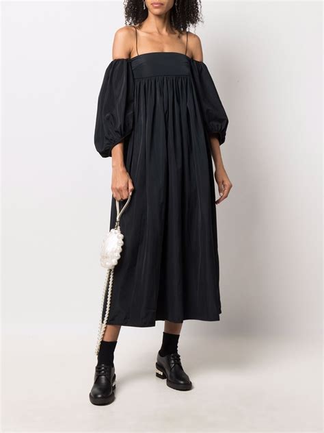 Cecilie Bahnsen Holly Off Shoulder Gown Farfetch