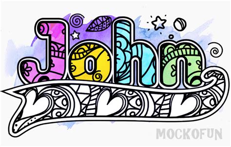 Cute Doodle Art With Name