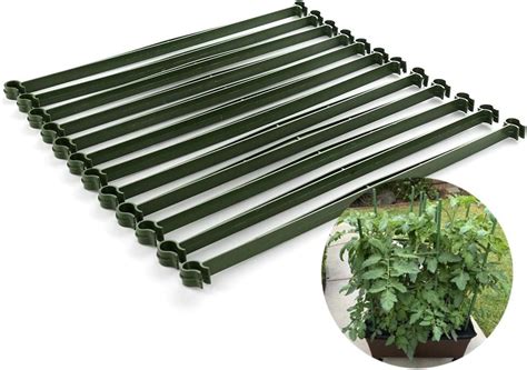Greenwish 12 Pcs Stake Arms For Tomato Cage 118 Inches Expandable