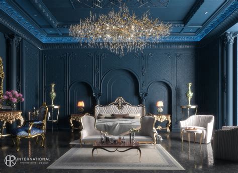 Blue Royal Classic Bedroom Hrarchz Architecture Studio
