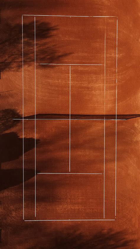 Tennis Court Tennis Court Marking Aerial View Hd Phone Wallpaper