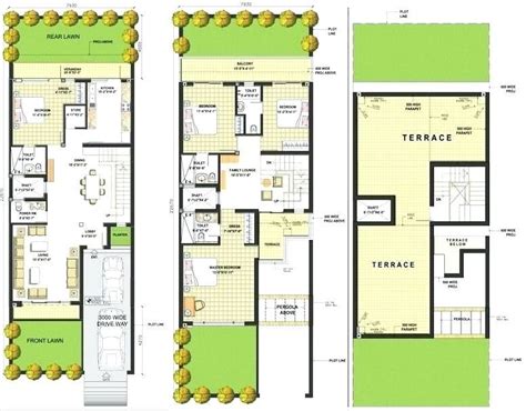 An open floor plan works in many row house remodels, but not all. Row Houses Design Plans - House Decor Concept Ideas