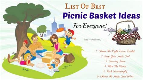 List Of 14 Best Picnic Basket Ideas For Everyone