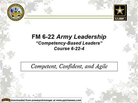 Army Leadership Competencyfm 6 22 Powerpoint Ranger Pre Made