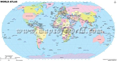 World Atlas Map World Map Atlas