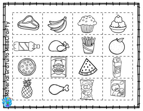 Dibujos Para Colorear De Alimentos Del Plato Del Buen Comer Images Pdmrea