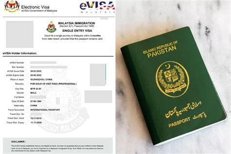 Malaysia Visa Fee For Pakistani Citizens 2023 Update