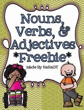 Links a noun to another word. Noun Verb Adjective Worksheet 1st Grade - Download Worksheet