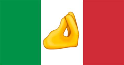 If an emoji does not appear. Italian Hand Gesture To Get Its Emoji - InTrieste