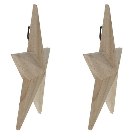 Bestpysanky Set Of 2 Unfinished Wooden Star Ornaments Diy Etsy