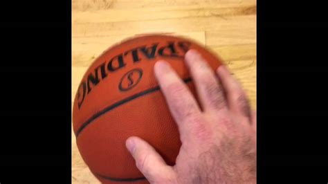 Proper Finger Placement For Basketball Dribbling Youtube