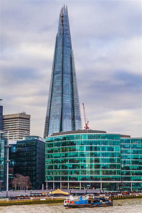 The Shard Najwyższy Budynek Londynu Wielka Brytania Shard London