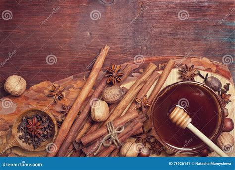 Winter Spices And Ingredients For Cooking Stock Image Image Of