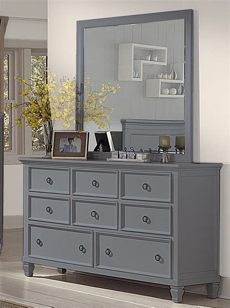 Tamarack Dresser Gray By New Classic Furniture Furniturepick
