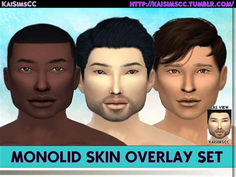 Kaisims S Male Monolid Skin Overlay Set 1 Monolid Overlays Skin