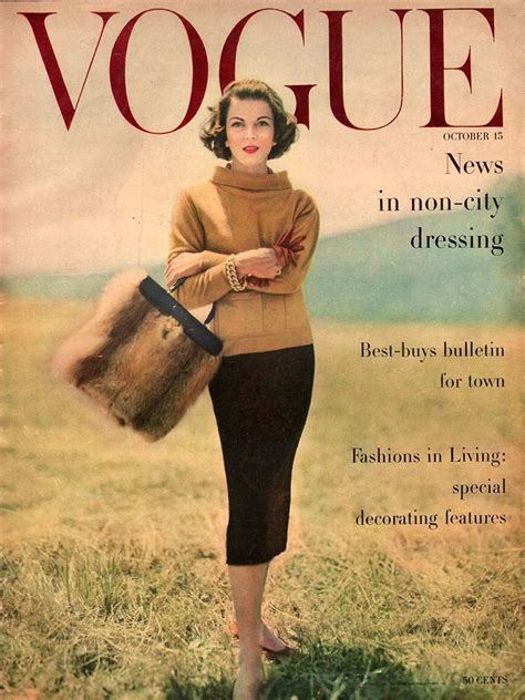 Vogue Magazine 1956 Vogue Covers Vogue Magazine Covers Vintage